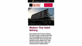 What Modernthaihotel.com website looked like in 2017 (6 years ago)