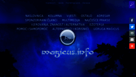 What Magicus.info website looked like in 2017 (6 years ago)