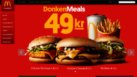 What Mcdonalds.se website looked like in 2017 (6 years ago)