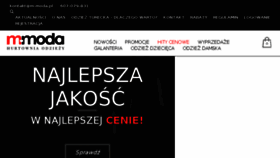 What M-moda.pl website looked like in 2017 (6 years ago)