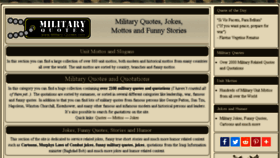 What Military-quotes.com website looked like in 2017 (6 years ago)