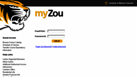 What Myzou.missouri.edu website looked like in 2017 (6 years ago)