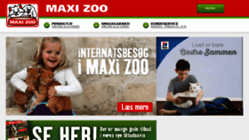 What Maxizoo.dk website looked like in 2017 (6 years ago)