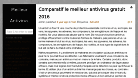 What Meilleurantivirusgratuit.net website looked like in 2017 (6 years ago)