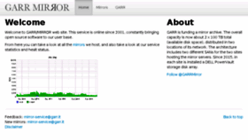 What Mirror.garr.it website looked like in 2017 (8 years ago)