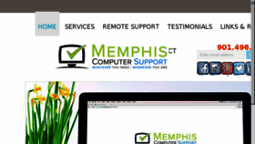 What Memphiscomputersupport.com website looked like in 2017 (6 years ago)