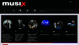 What Musix.de website looked like in 2017 (6 years ago)