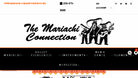 What Mariachiconnection.com website looked like in 2017 (6 years ago)