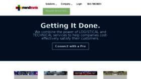 What Mendtronix.com website looked like in 2017 (6 years ago)