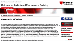 What Malteser-muenchen.de website looked like in 2017 (7 years ago)