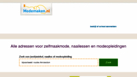 What Modemaken.nl website looked like in 2017 (6 years ago)