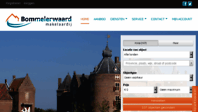 What Makelaardijbommelerwaard.nl website looked like in 2017 (6 years ago)