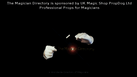 What Magician-directory.com website looked like in 2017 (6 years ago)