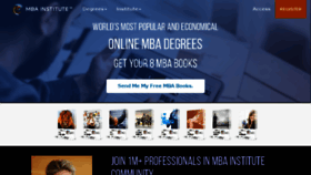 What Mba-institute.org website looked like in 2017 (6 years ago)