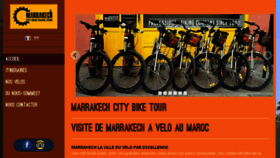What Marrakech-city-bike-tour.com website looked like in 2017 (6 years ago)