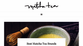 What Matcha-tea.com website looked like in 2017 (6 years ago)