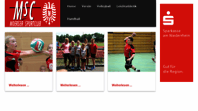 What Moerser-sportclub.de website looked like in 2017 (6 years ago)