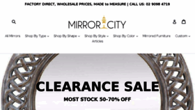 What Mirrorcity.com.au website looked like in 2017 (6 years ago)