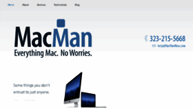 What Macmannow.com website looked like in 2017 (8 years ago)