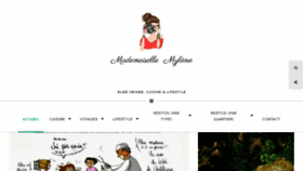 What Mademoisellemylene.com website looked like in 2017 (6 years ago)
