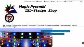 What Magic-pyramid.de website looked like in 2017 (6 years ago)
