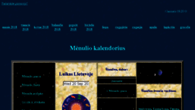 What Menuliokalendorius.info website looked like in 2017 (6 years ago)