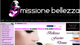 What Missionebellezza.net website looked like in 2017 (6 years ago)