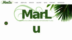 What Marlu.com website looked like in 2017 (6 years ago)