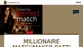 What Millionairesclub123.com website looked like in 2017 (6 years ago)