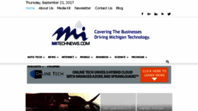 What Mitechnews.com website looked like in 2017 (6 years ago)