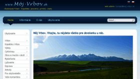 What Moj-vrbov.sk website looked like in 2017 (6 years ago)