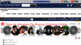 What Musicascristianas.net website looked like in 2017 (6 years ago)