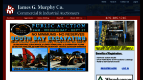 What Murphyauction.com website looked like in 2017 (6 years ago)