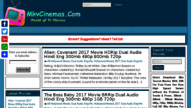 What Mkvcinemas.site website looked like in 2017 (6 years ago)