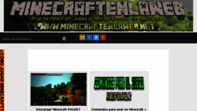 What Minecraftenlaweb.net website looked like in 2017 (6 years ago)