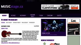 What Musicstage.cz website looked like in 2017 (6 years ago)