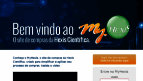 What Myhexis.com.br website looked like in 2017 (6 years ago)