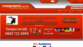 What Maqmami.com.br website looked like in 2017 (6 years ago)
