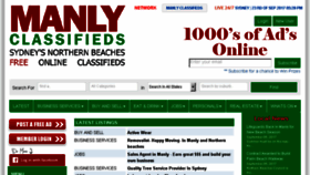 What Manlyclassifieds.com.au website looked like in 2017 (6 years ago)