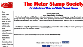 What Meterstampsociety.com website looked like in 2017 (6 years ago)