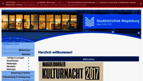 What Magdeburg-stadtbibliothek.de website looked like in 2017 (6 years ago)