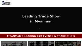 What Myanmar-expo.com website looked like in 2017 (6 years ago)