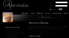 What Movoda.net website looked like in 2017 (6 years ago)