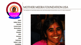 What Mothermeerafoundationusa.org website looked like in 2017 (6 years ago)
