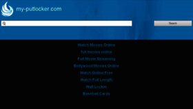 What My-putlocker.com website looked like in 2017 (6 years ago)