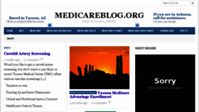 What Medicareblog.org website looked like in 2017 (6 years ago)