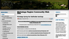 What Michelagoregion.org.au website looked like in 2017 (6 years ago)