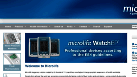 What Microlife.uk.com website looked like in 2017 (6 years ago)