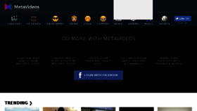 What Metavideos.com website looked like in 2017 (6 years ago)