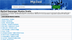 What Mp3xd.info website looked like in 2017 (6 years ago)
